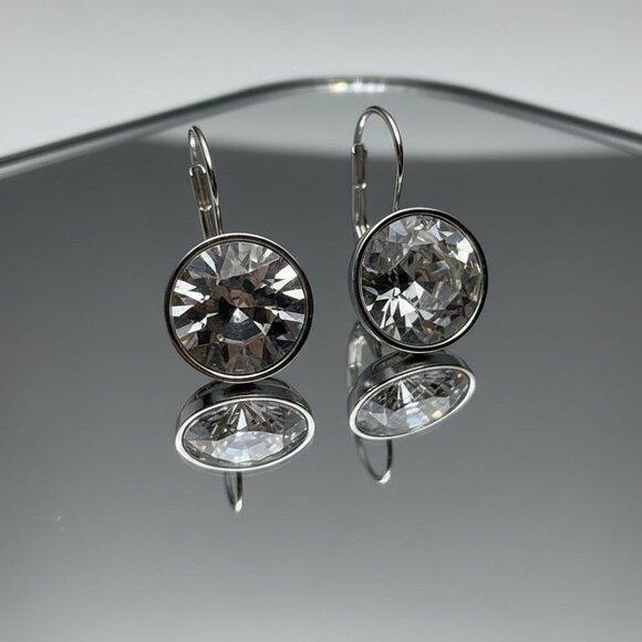 Swarovski Bella Mini Drop Crystal Earrings - Picture 2 of 3